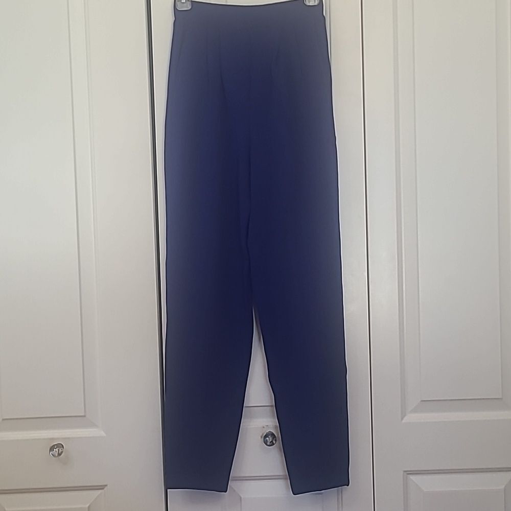 Marie St. John Signature Santana Knit Pull On Pants Royal Blue Size 2